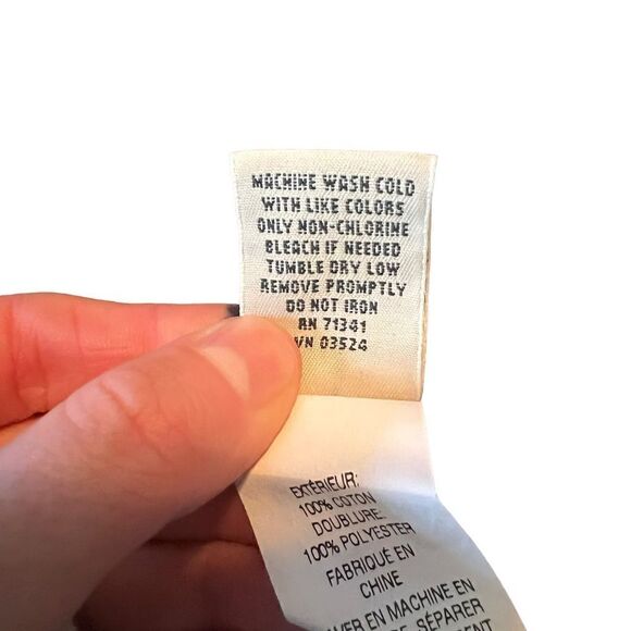 L.L. Bean purple fleece lined plaid shirt. Size SP - Picture 4 of 11